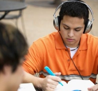 Soundproof reading Headphones Students